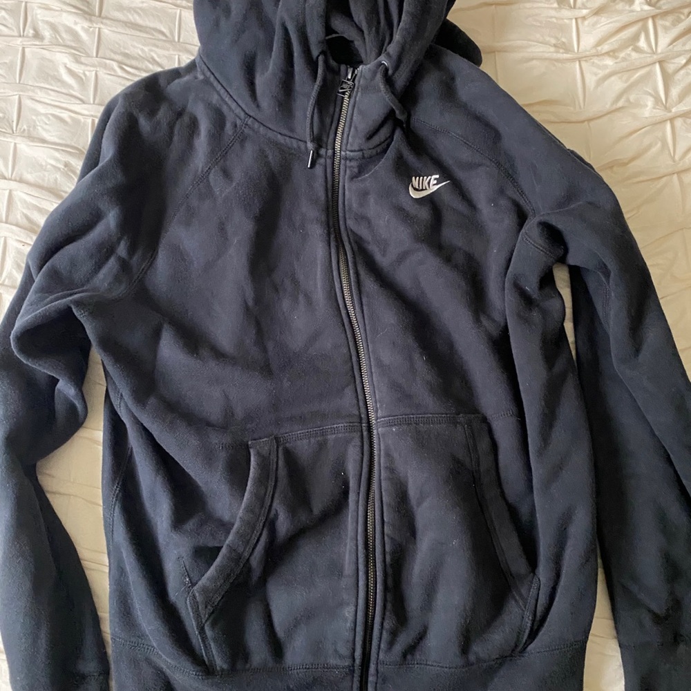 Nike men’s hoodie black arm pocket size large